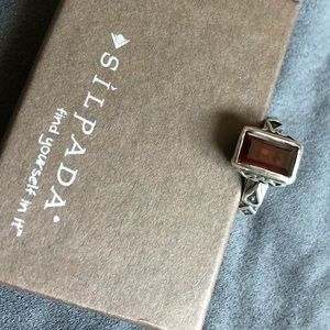 Beautiful Silpada Sunglow Garnet Ring